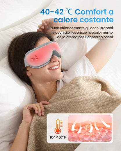 Maschera Occhi Massaggiante con Calore – Addio Stanchezza e Stress